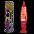 Light Up LED Red Lava Lamp